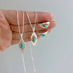 Collier Sakura en jade Hetian
