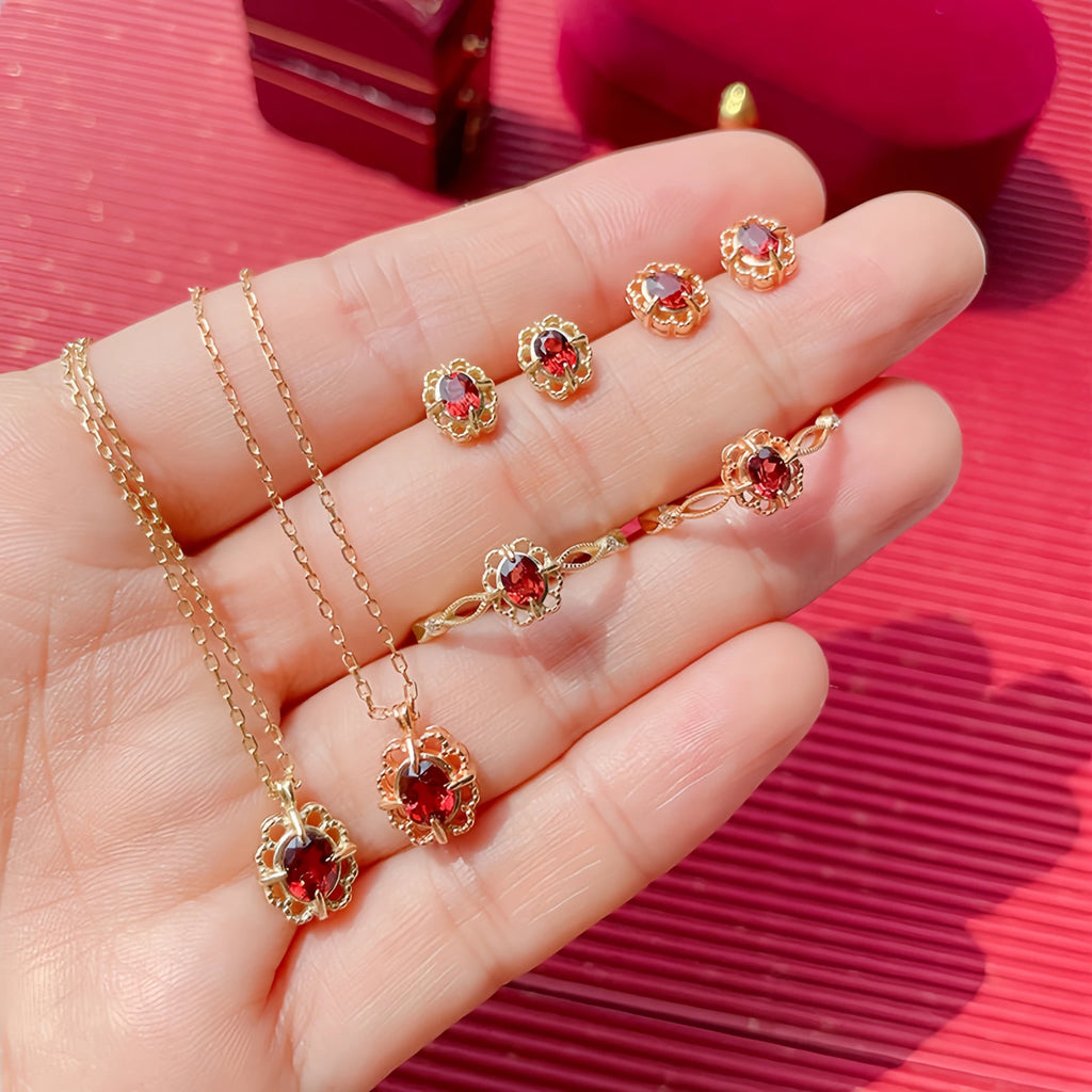 Collier Sakura en jade Hetian