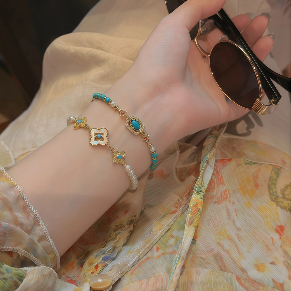 Collier en cristal naturel couronne vintage