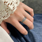 Bague en améthyste naturelle irrégulière – Calme l'esprit, approfondit l'intuition, attire la paix