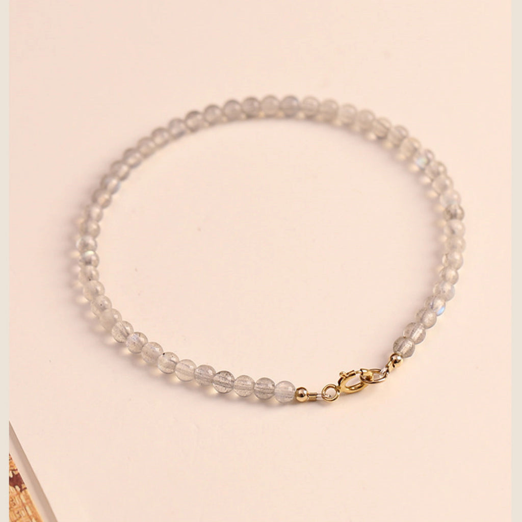 Bracelet tressé floral fait main