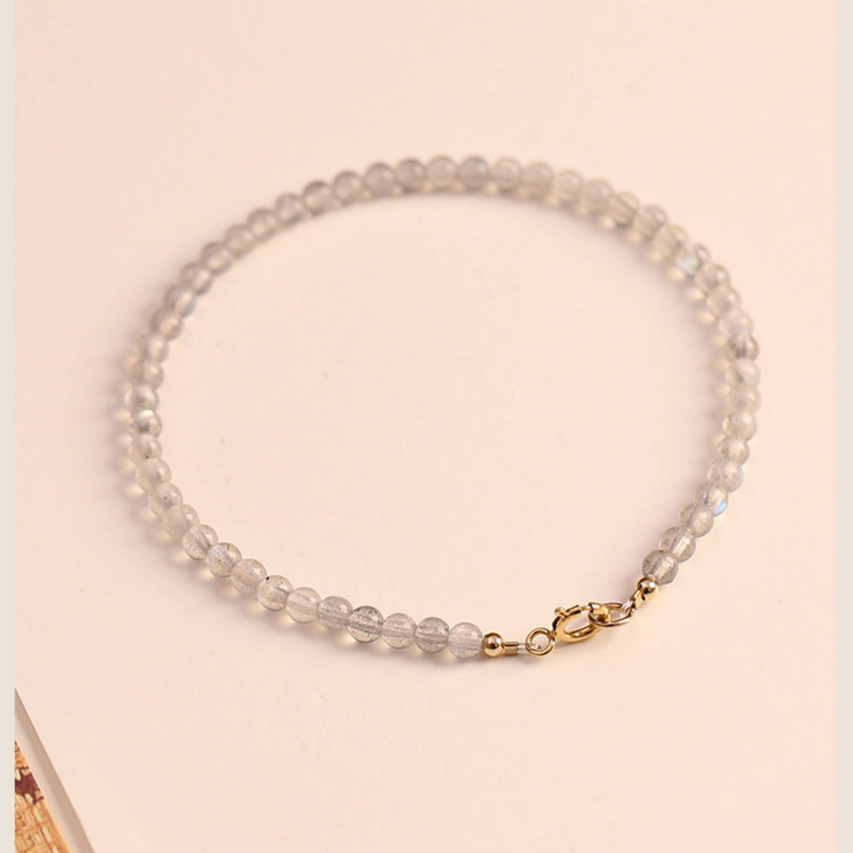 Bracelet tressé floral fait main
