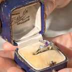 Bague Licorne en Améthyste Naturelle - Tête Claire, Chemin de Chance