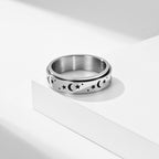 Bague en améthyste naturelle irrégulière – Calme l'esprit, approfondit l'intuition, attire la paix