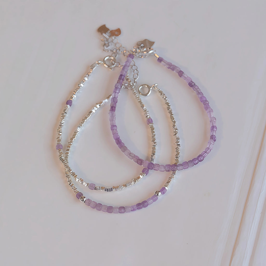 Collier en cristal naturel couronne vintage