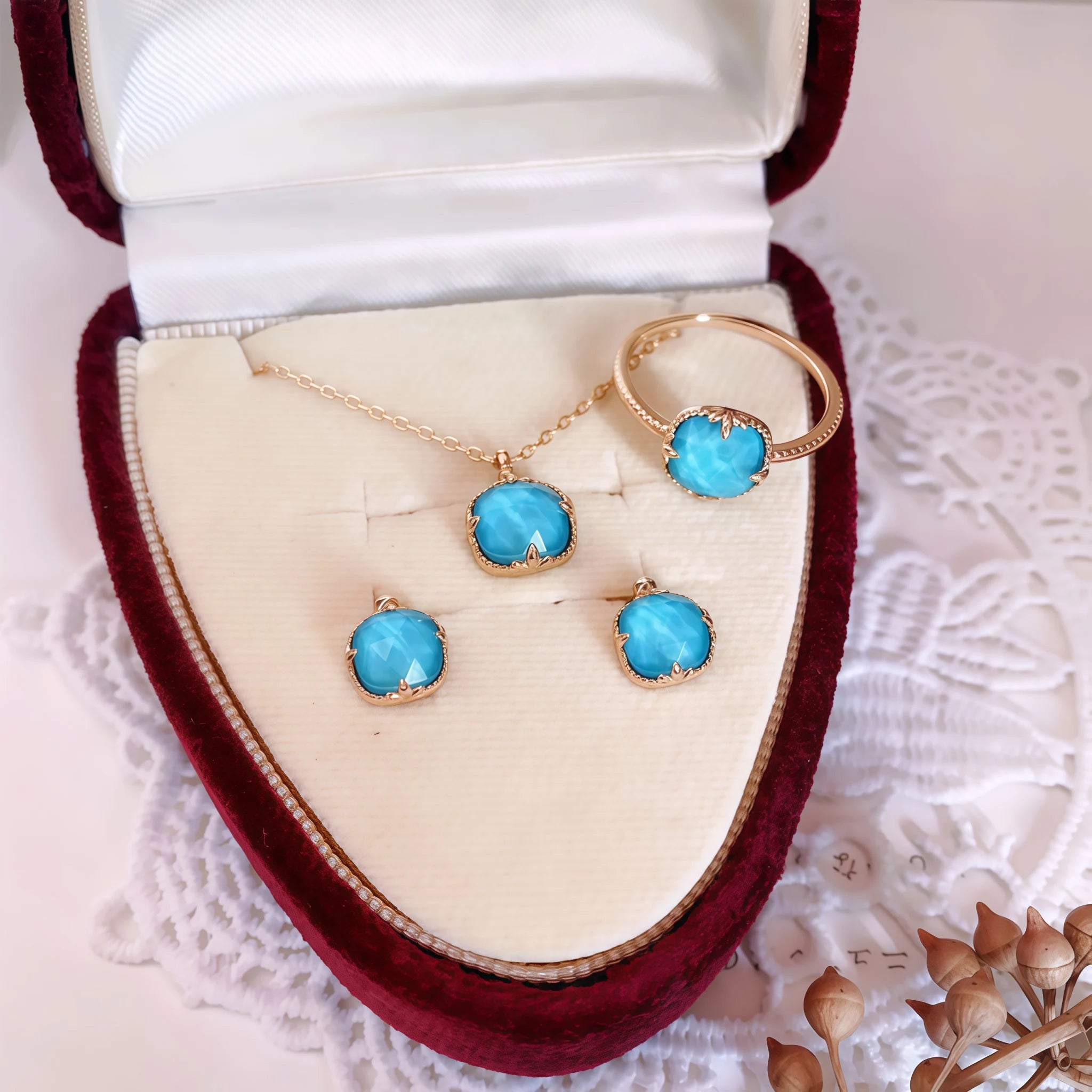 Collier Sakura en jade Hetian