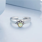 Bague en améthyste naturelle irrégulière – Calme l'esprit, approfondit l'intuition, attire la paix
