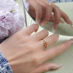Natural Citrine Ring - Strengthens Money-Magnet Aura