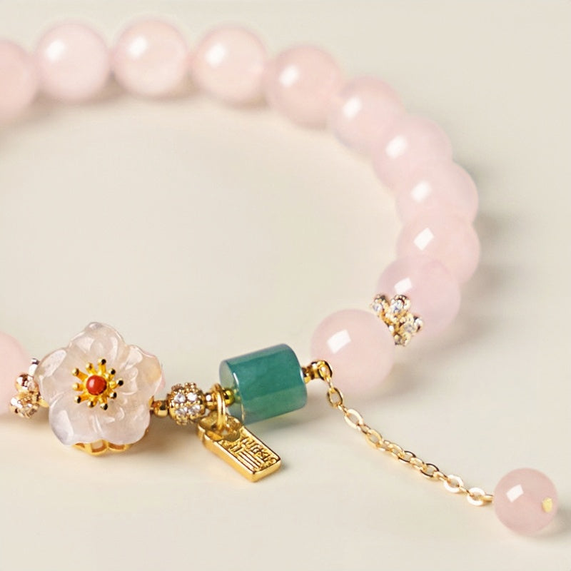 Bracelet en cristal naturel Sakura Love