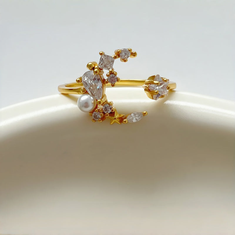 Bague en améthyste naturelle irrégulière – Calme l'esprit, approfondit l'intuition, attire la paix