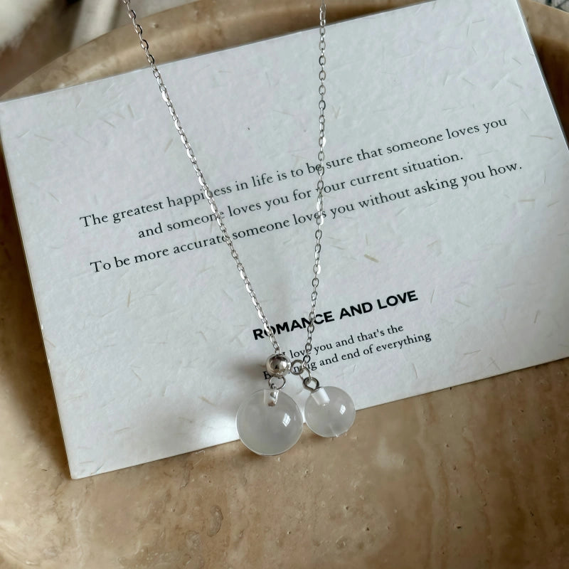 Clear Quartz Pull-Ajust Necklace - Inner purity & Clear expression