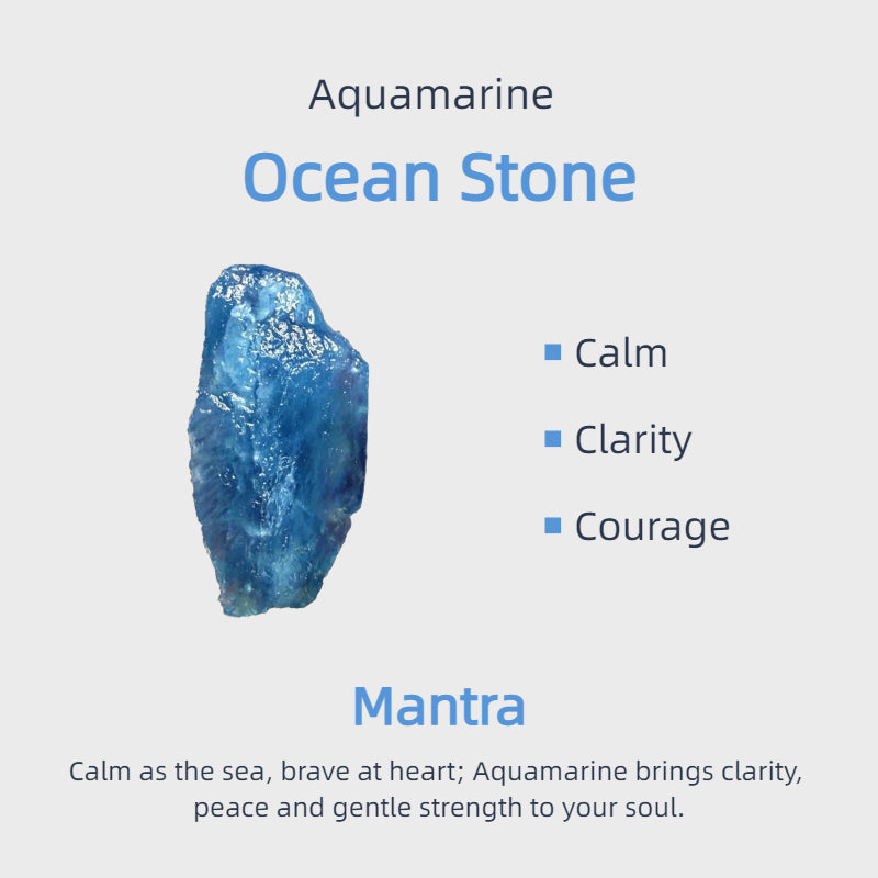 Peace Confidence Aquamarine Ring