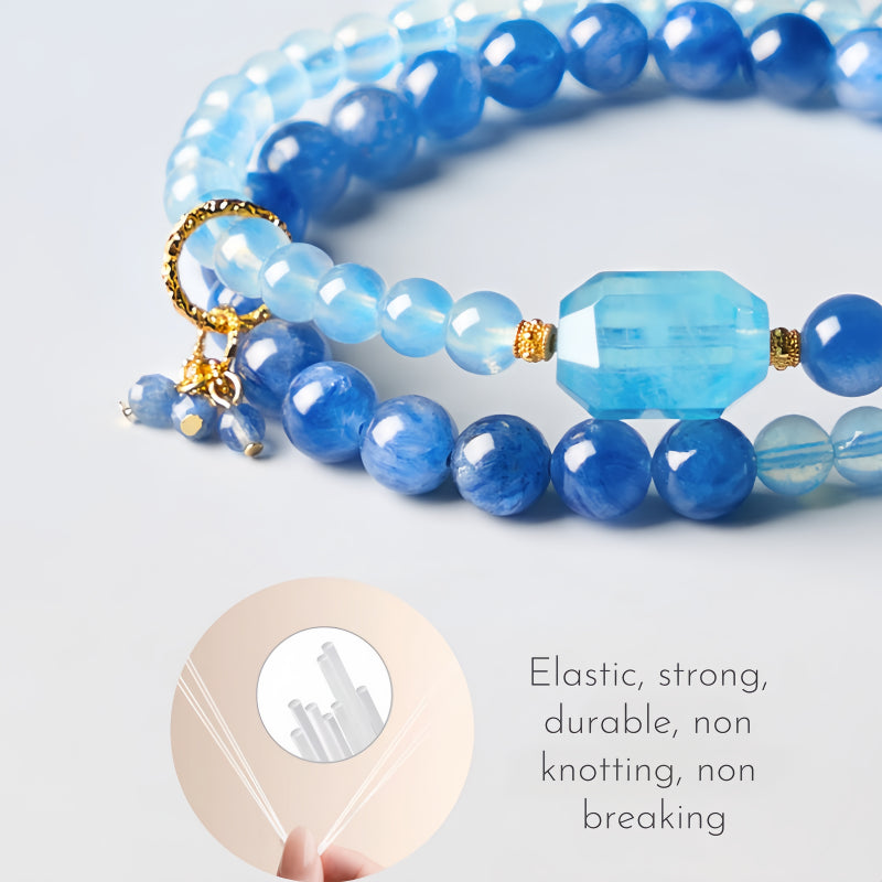 Bracelet aigue-marine Mana Bar