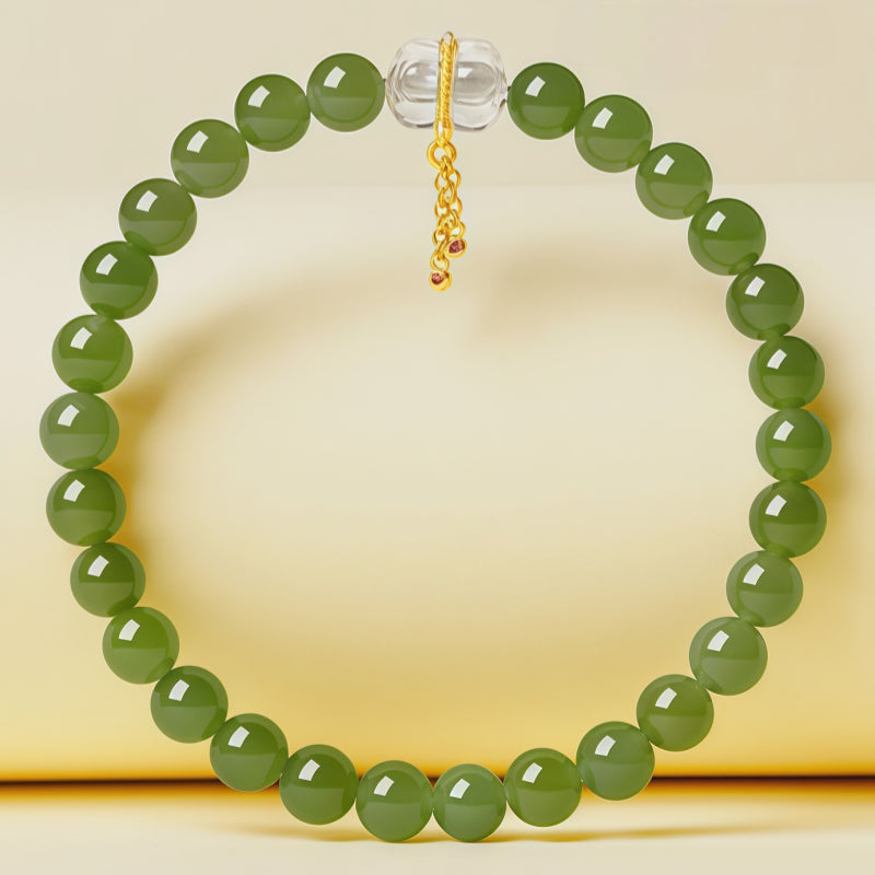 Bracelet Noble Cheval en Jade de Hetian