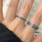 Bague en améthyste naturelle irrégulière – Calme l'esprit, approfondit l'intuition, attire la paix