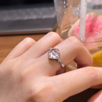 Bague Éclat de Quartz Rose