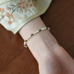 Hetian Jade Pearl Bracelet Necklace Set - Gentle luck, Inner peace, and Harmonious Relationships