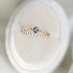 Goddess of Radiance Moonstone Stackable Rings – Gentle Intuition, Feminine Protection