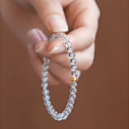 Bracelet en cristal naturel Nirvana Doré