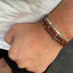 Wild‑Vibe Natural Stone Bracelet - Rootedness, Centering, Empowerment