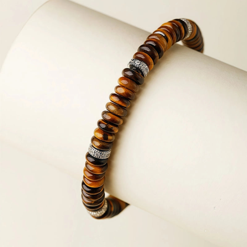 Natural Tiger Eye Stone Bracelet, Lucky Couple Style