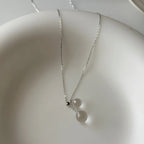 Collier à ajustement facile en quartz clair - Pureté intérieure et expression claire