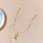 Flacon de parfum en quartz rose et quartz clair – Amour et Clarté