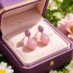 Solace Dew Natural Crystal Earrings