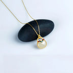Collier à ajustement facile en quartz clair - Pureté intérieure et expression claire