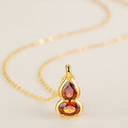 Birthstone Necklace for 12 Months, Lucky Fortune Pendant Birthday Gift for Her