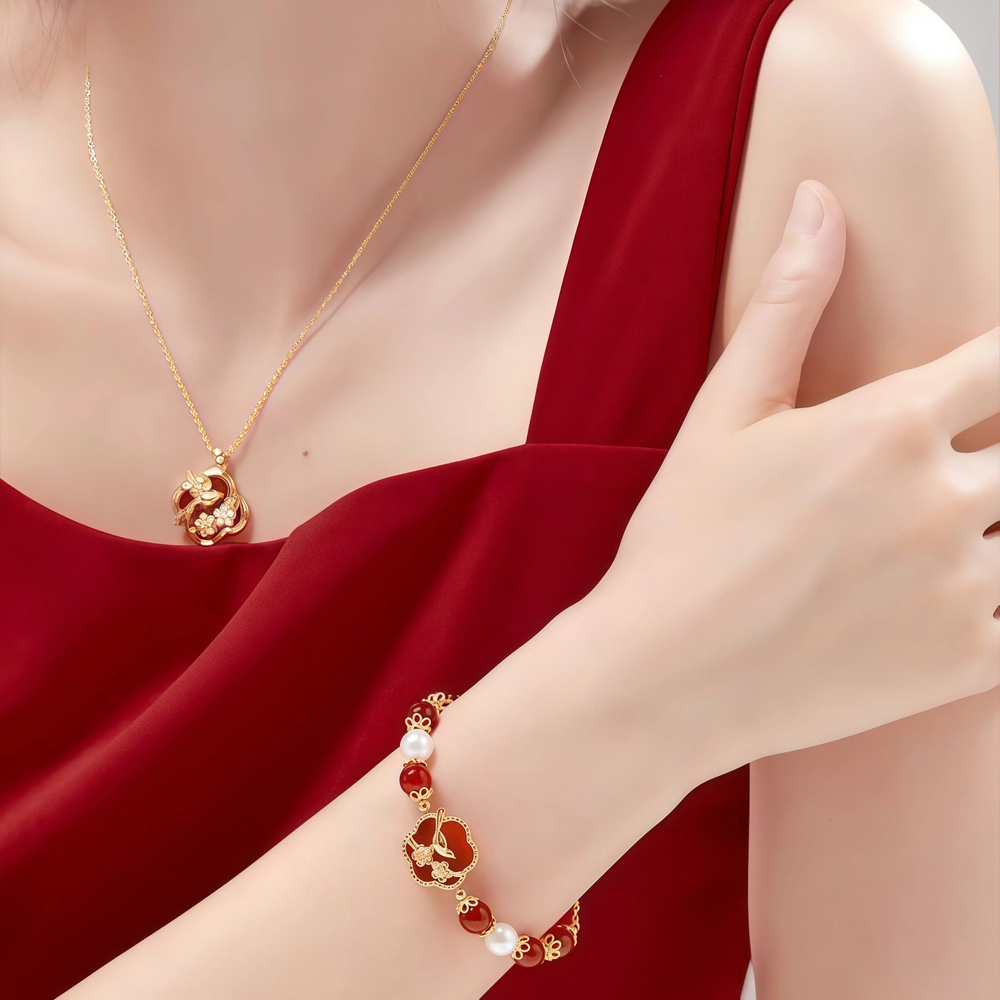 Collier en cristal de quartz clair Pendentif facetté irrégulier