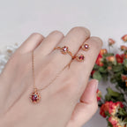 Collier Sakura en jade Hetian