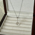 Collier à ajustement facile en quartz clair - Pureté intérieure et expression claire