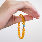 Bracelet Cloisonné Lotus Pur Ambre Naturel