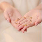 Bracelet triple chance en cristal naturel
