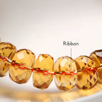 Bracelet en cristaux naturels du chakra du plexus solaire