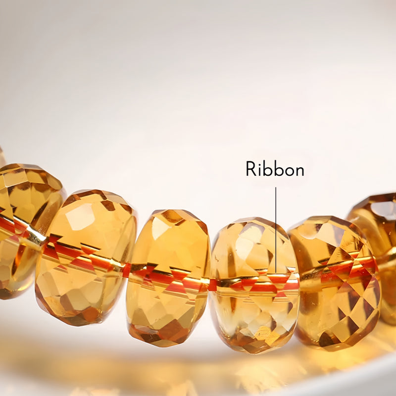 Bracelet en cristaux naturels du chakra du plexus solaire