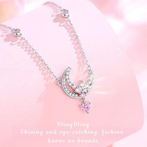 Dreamy Moon & Star Necklace