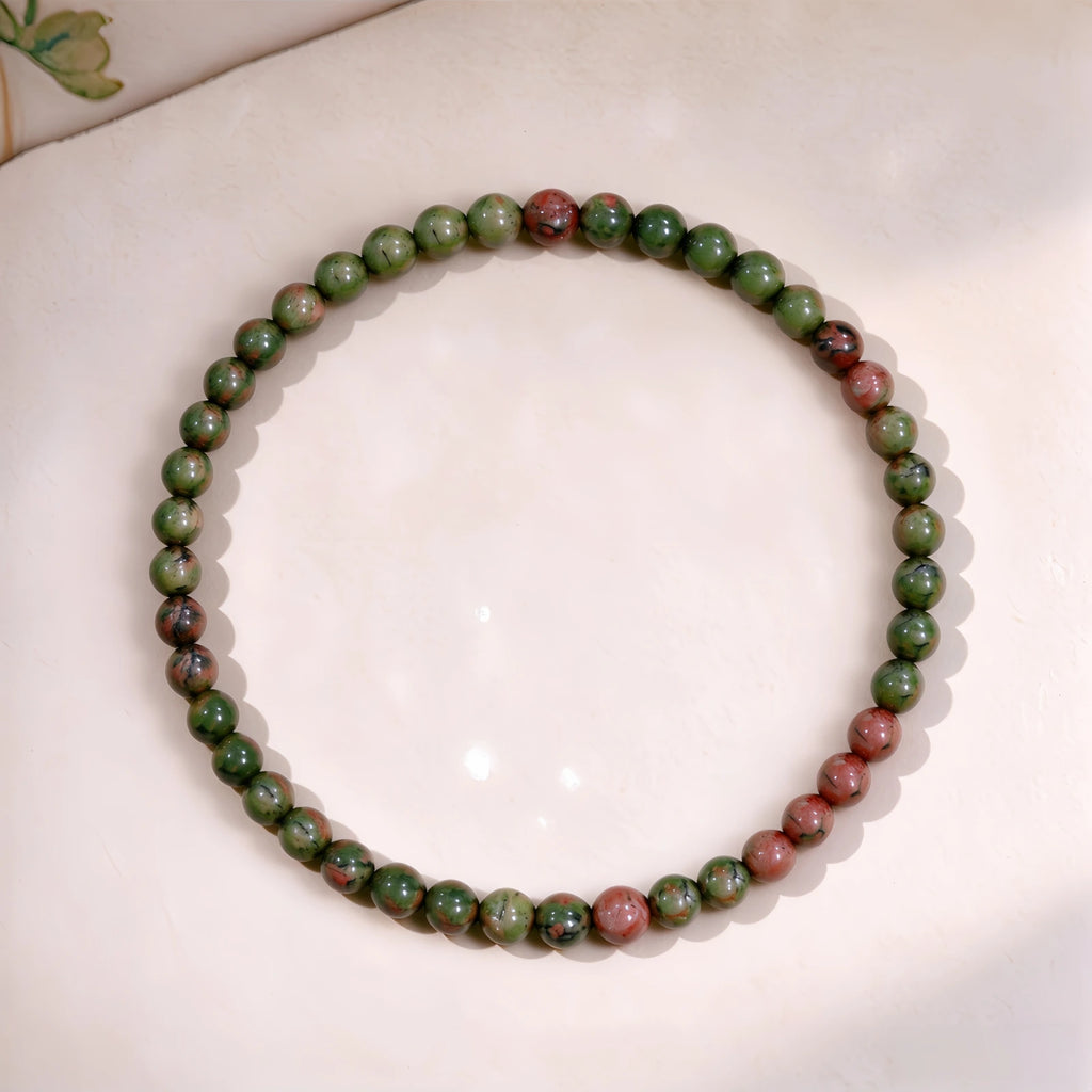 Bracelet tressé floral fait main