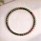 Bracelet tressé floral fait main