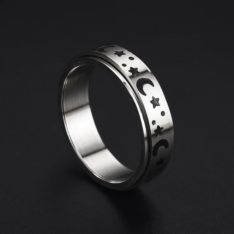 Bague en améthyste naturelle irrégulière – Calme l'esprit, approfondit l'intuition, attire la paix