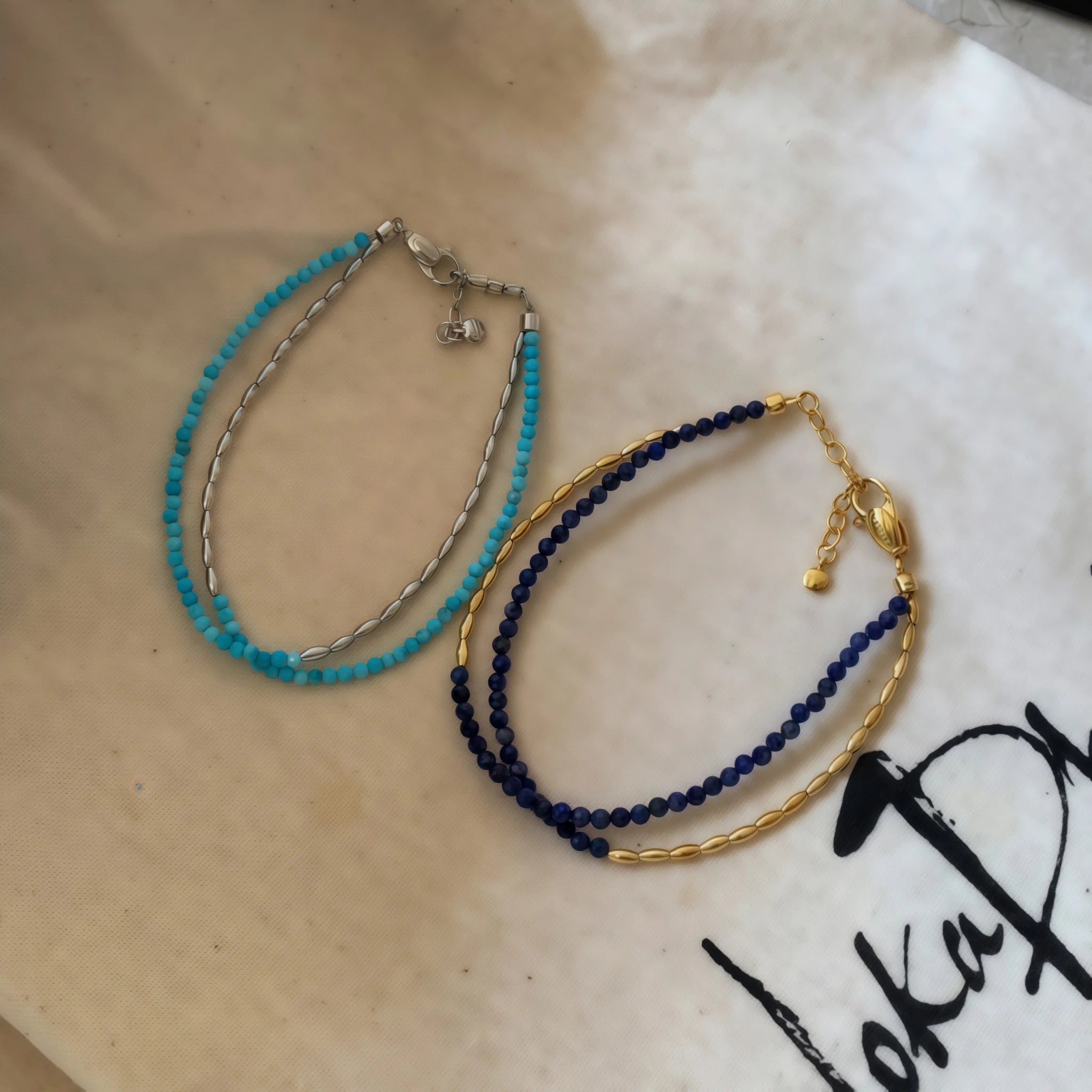 Vintage Double‑Layer Rice Bead Bracelet - Mindfulness&Empowerment