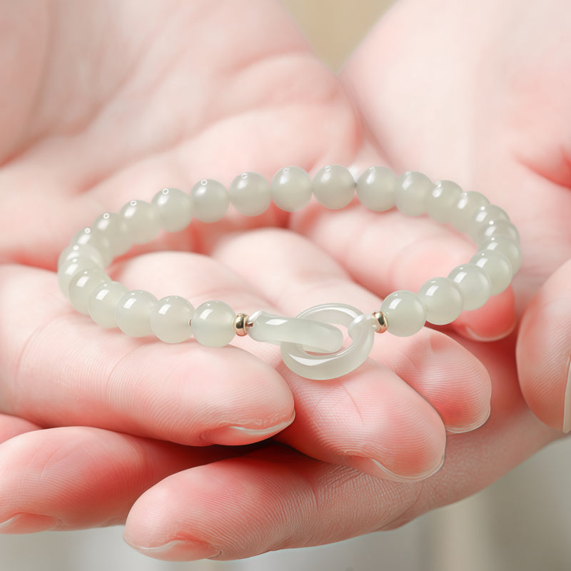 Bracelet Noble Cheval en Jade de Hetian