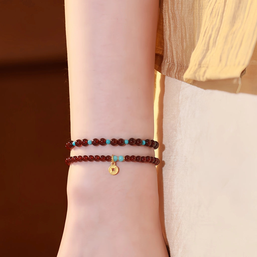 Collier en cristal naturel couronne vintage