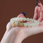 Bracelet Noble Cheval en Jade de Hetian