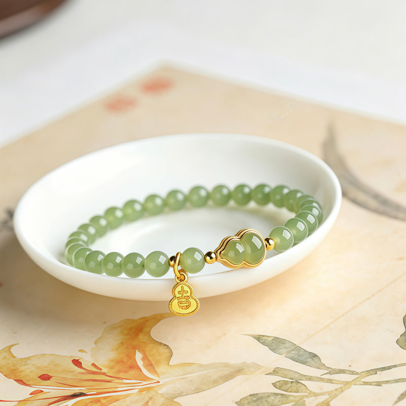 Bracelet Noble Cheval en Jade de Hetian