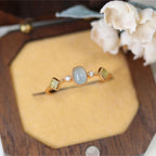 Bague de la Fortune en Aigue-marine – Protection Spirituelle et Énergie Positive