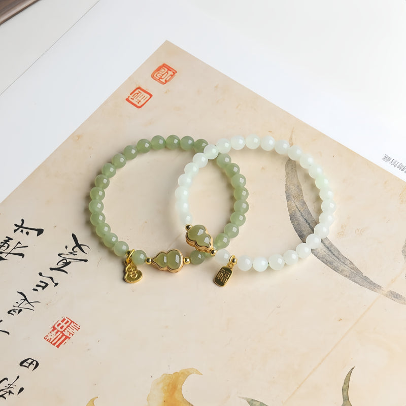 Bracelet Noble Cheval en Jade de Hetian