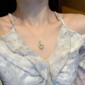 Collier à ajustement facile en quartz clair - Pureté intérieure et expression claire