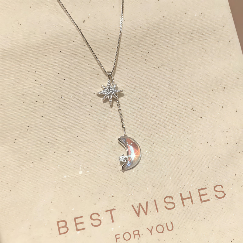 Twilight Shine Moon & Star Necklace
